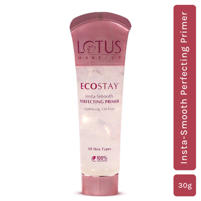 Lotus Make-Up Ecostay Insta Smooth Mattifying Perfecting Oil Free Primer,Matte Finish,All Skin Types