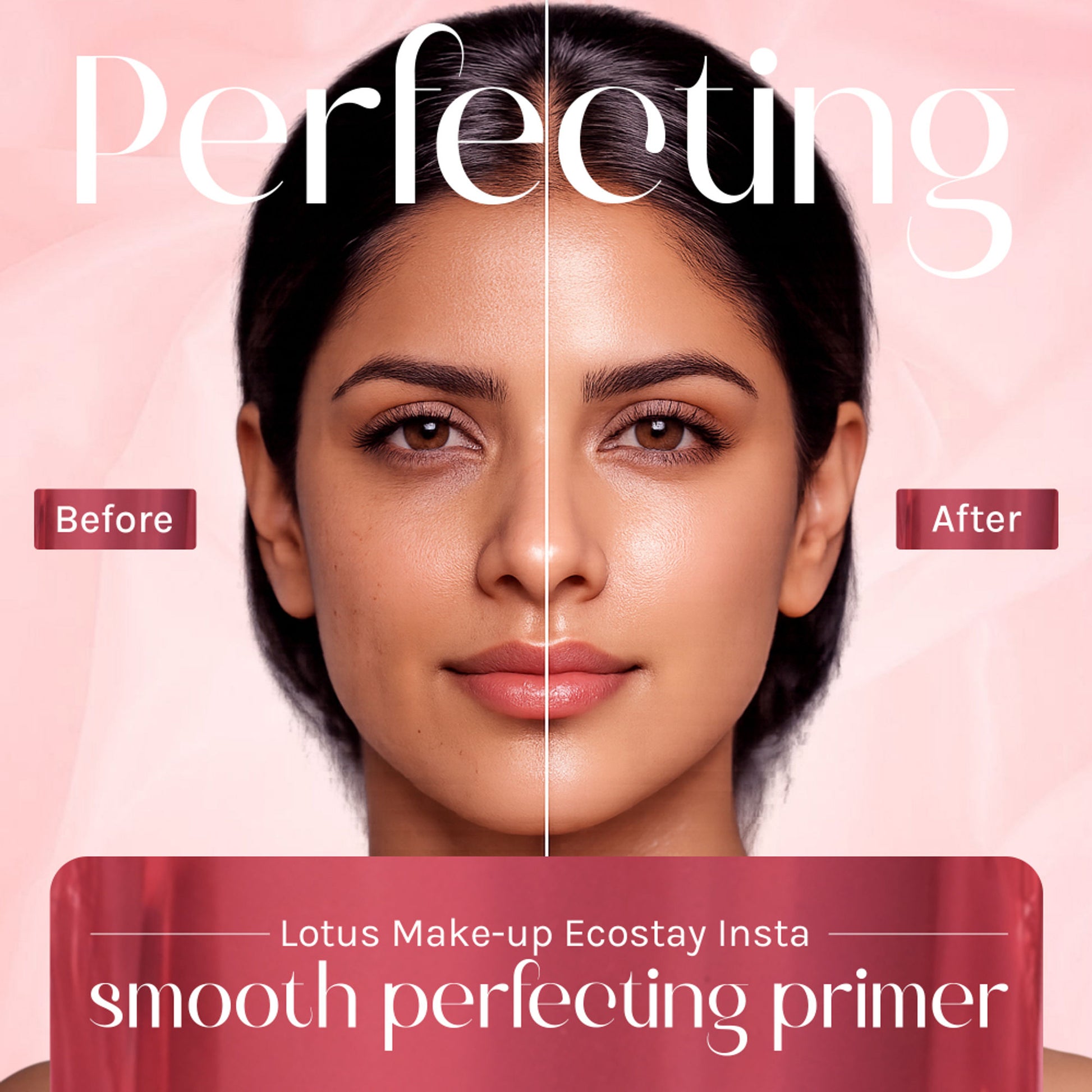 Lotus Make-Up Ecostay Insta Smooth Mattifying Perfecting Oil Free Primer,Matte Finish,All Skin Types