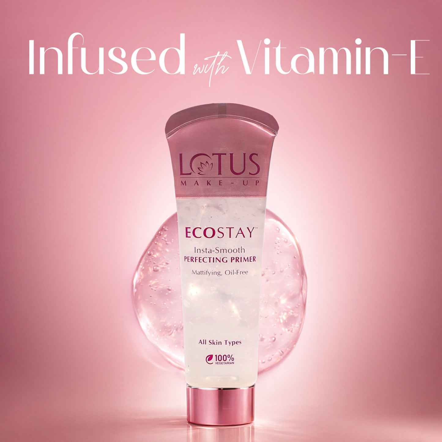 Lotus Make-Up Ecostay Insta Smooth Mattifying Perfecting Oil Free Primer,Matte Finish,All Skin Types