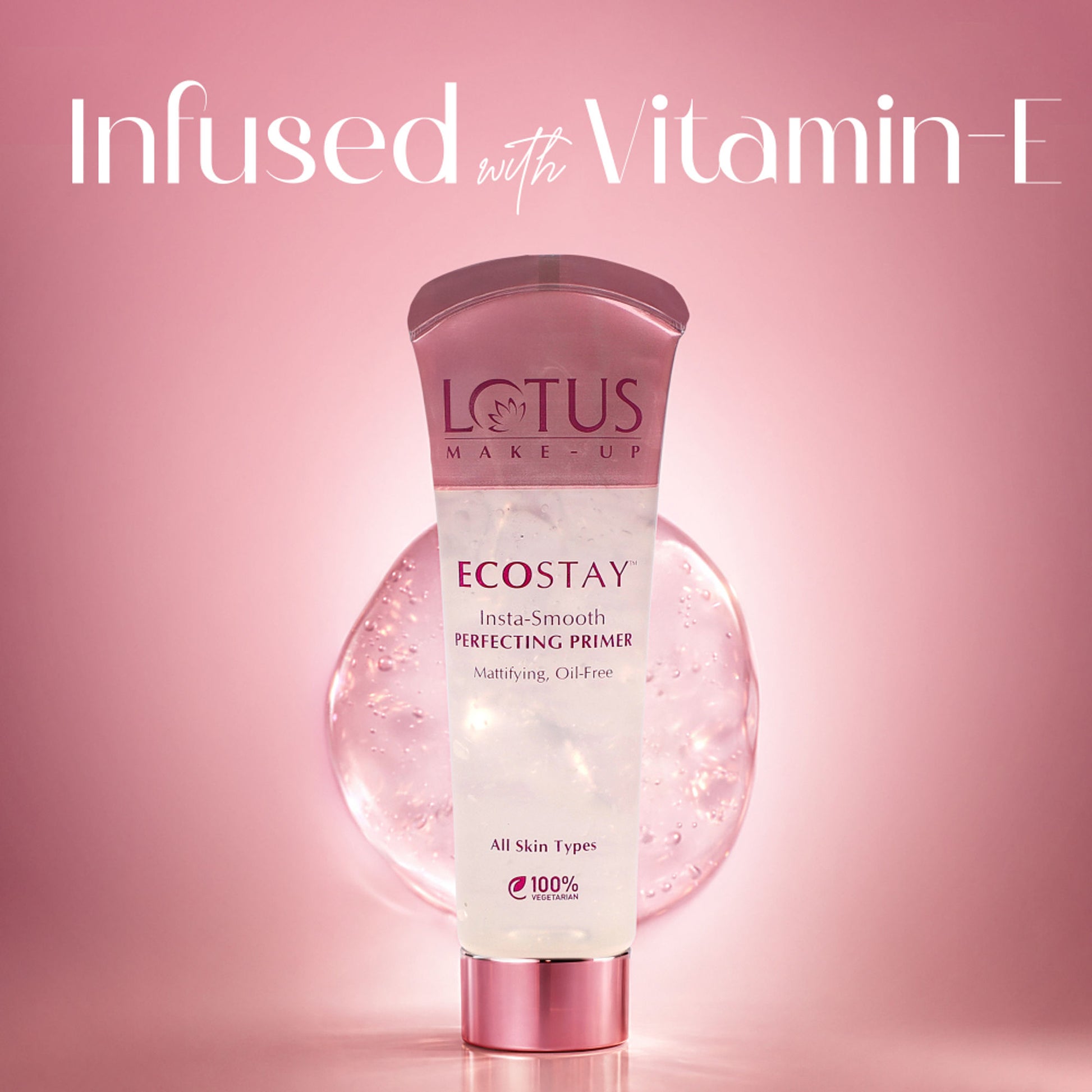 Lotus Make-Up Ecostay Insta Smooth Mattifying Perfecting Oil Free Primer,Matte Finish,All Skin Types
