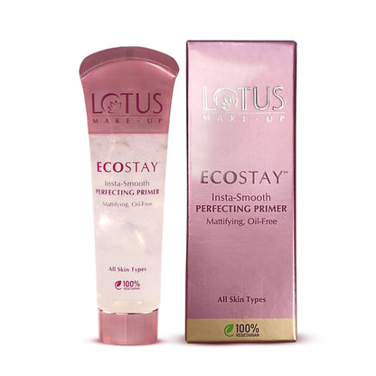 Lotus Make-Up Ecostay Insta Smooth Mattifying Perfecting Oil Free Primer,Matte Finish,All Skin Types