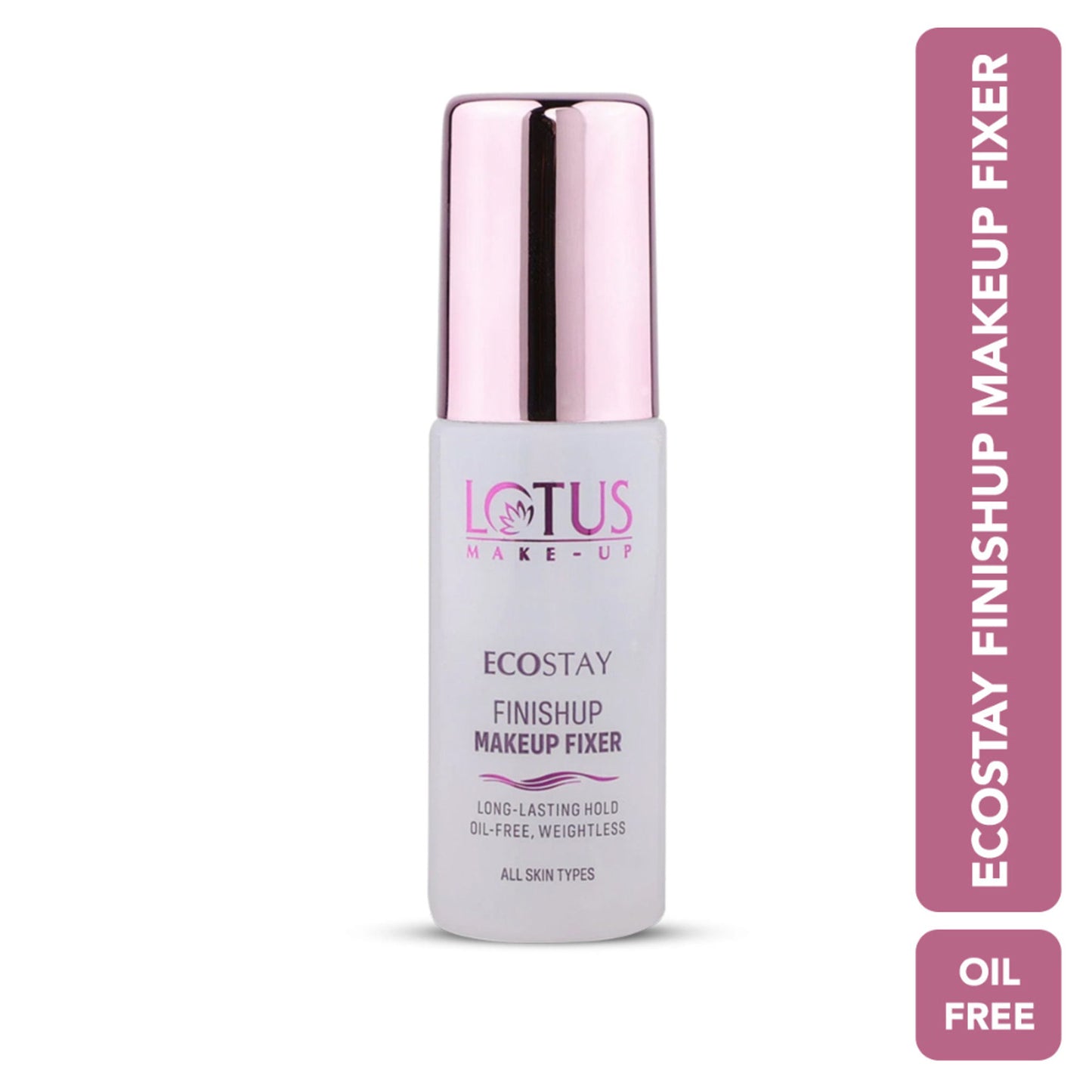 Lotus Make-Up Ecostay Finishup Makeup Fixer Oil Free, Long Lasting Hold & Weightless All Skin Types
