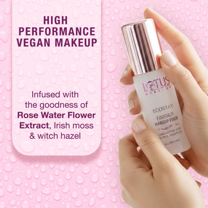 Lotus Make-Up Ecostay Finishup Makeup Fixer Oil Free, Long Lasting Hold & Weightless All Skin Types
