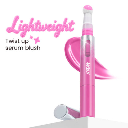 Nykaa Magic Wand Cushion Tip Liquid Twist Up Blush - Pink Pop