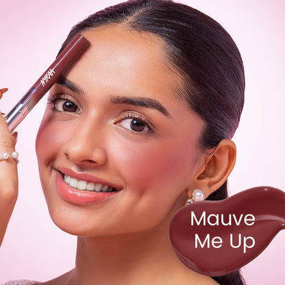 Nykaa Magic Wand Cushion Tip Liquid Twist Up Blush - Mauve Me Up