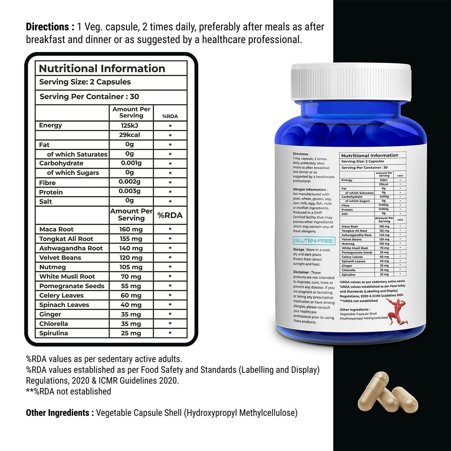 Biovitalia Testosterone Booster Capsules