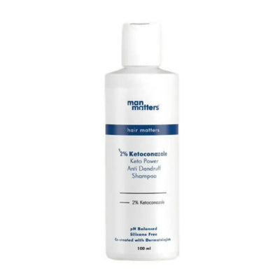 Man Matters 2% Ketoconazole Anti Dandruff Shampoo, Cruelty Free, Vegan, No Side Effects