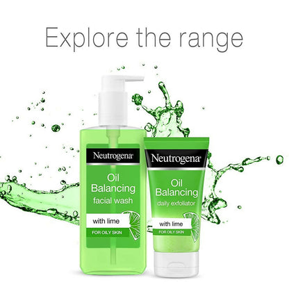 Neutrogena Oil Balancing Facial Wash with Pump - Indyancart
