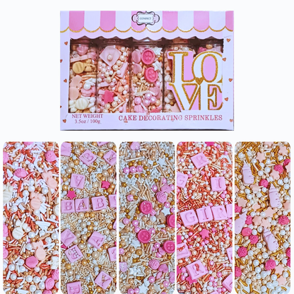 Confect Girls Baby Shower Sprinkles | Edible Sprinkles