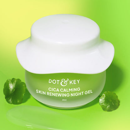 Dot & Key Cica Calming Night Gel (Niacinamide + Green Tea)