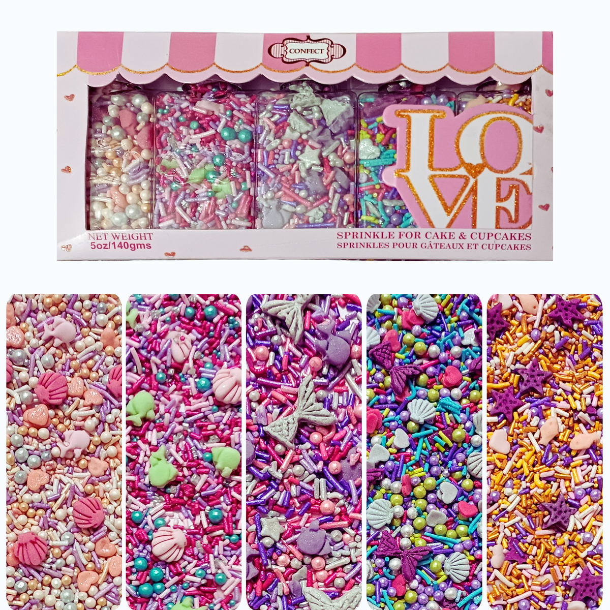 Confect Under the Sea Sprinkles for Decorations 03