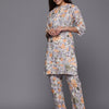Dhiyona VR Women's Purple Floral Printed Co-Ord Set