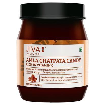 Jiva Ayurveda Chatpata Amla Candy - Indyancart