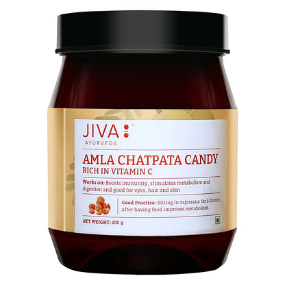Jiva Ayurveda Chatpata Amla Candy - Indyancart