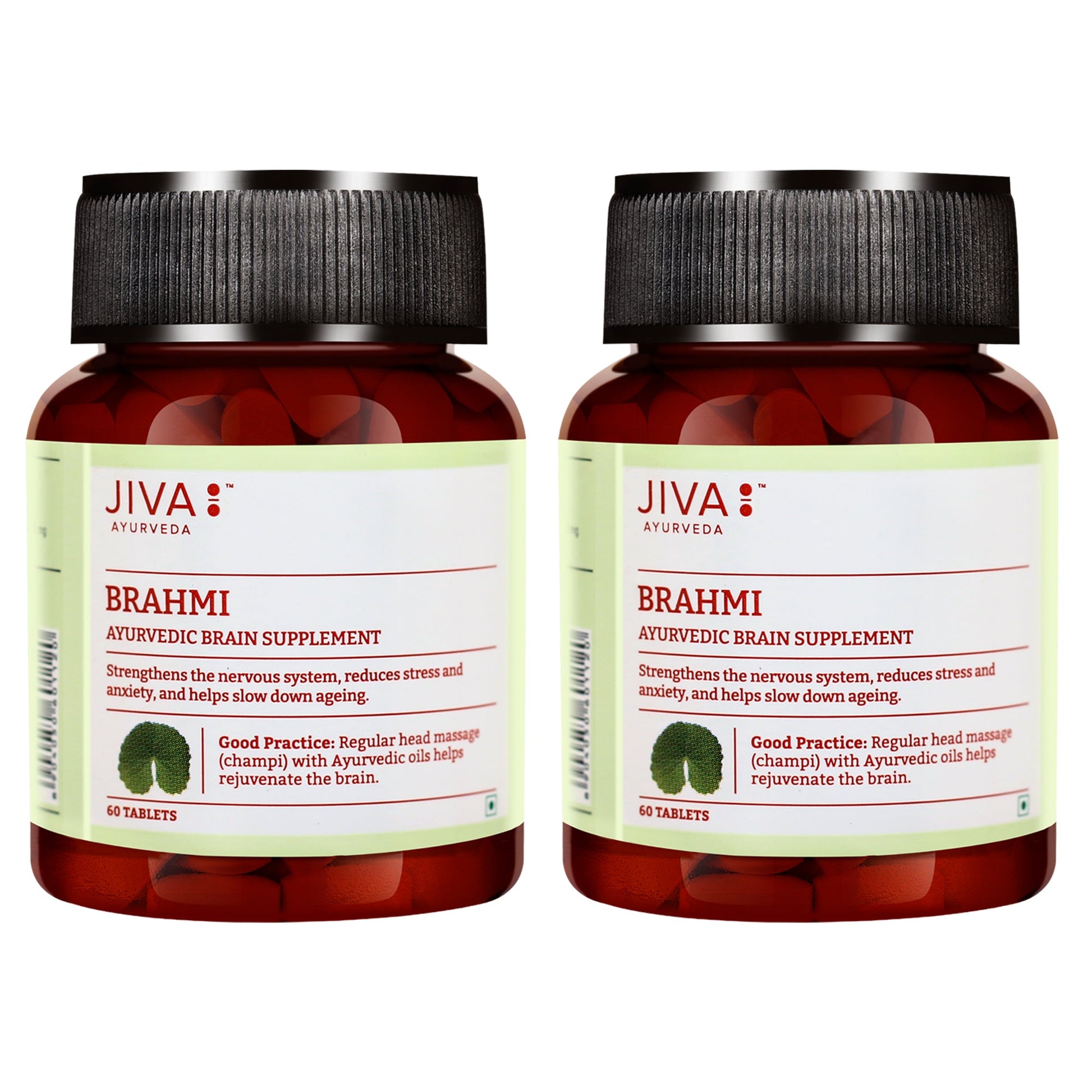 Jiva Ayurveda Brahmi Tablets - Indyancart