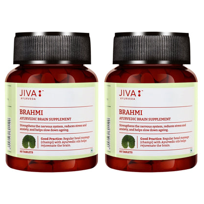 Jiva Ayurveda Brahmi Tablets - Indyancart