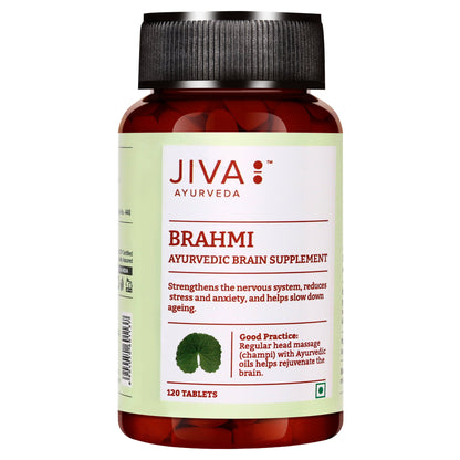 Jiva Ayurveda Brahmi Tablets - Indyancart