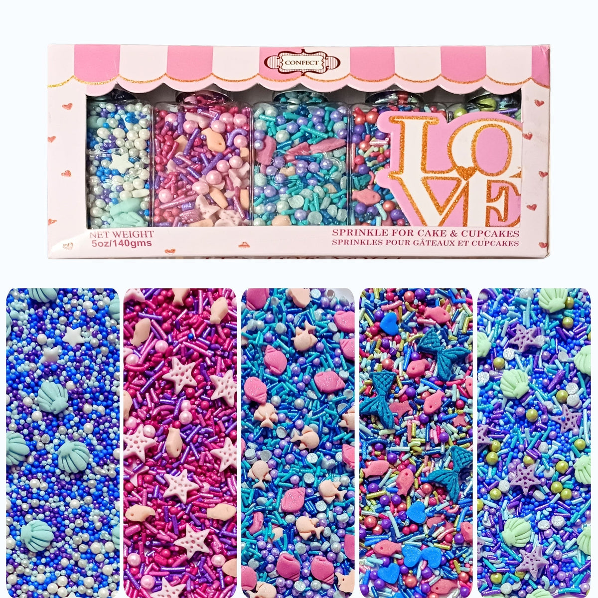 Confect Under the Sea Sprinkles for Decorations 06