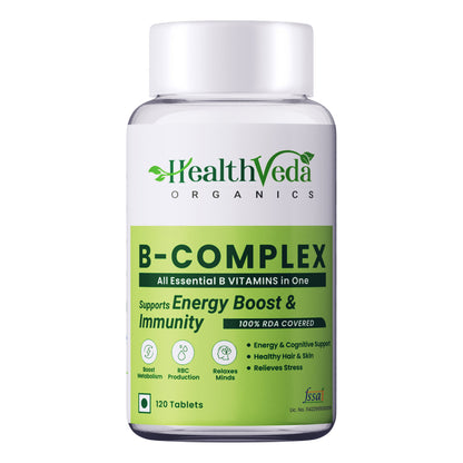 Health Veda Organics Plant Based B-Complex Tablets
