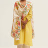 Women's Yellow Embroidered Cotton Salwar Suit