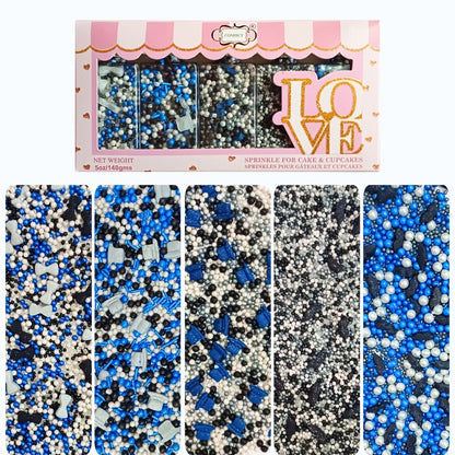 Confect Black, Blue & White | (02) Father's Day Sprinkles