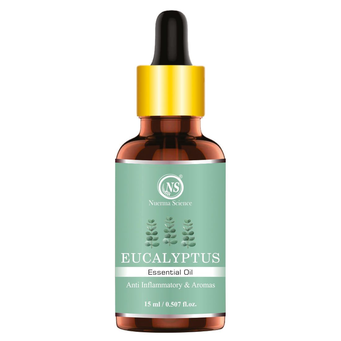 Nuerma Science Eucalyptus Essential Oil For Cold, Fresh Breathing & Joints Pain