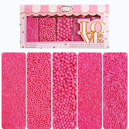 Confect Sprinkles for Cakes & Cupcakes Decoration | USP-7(Hot Pink)