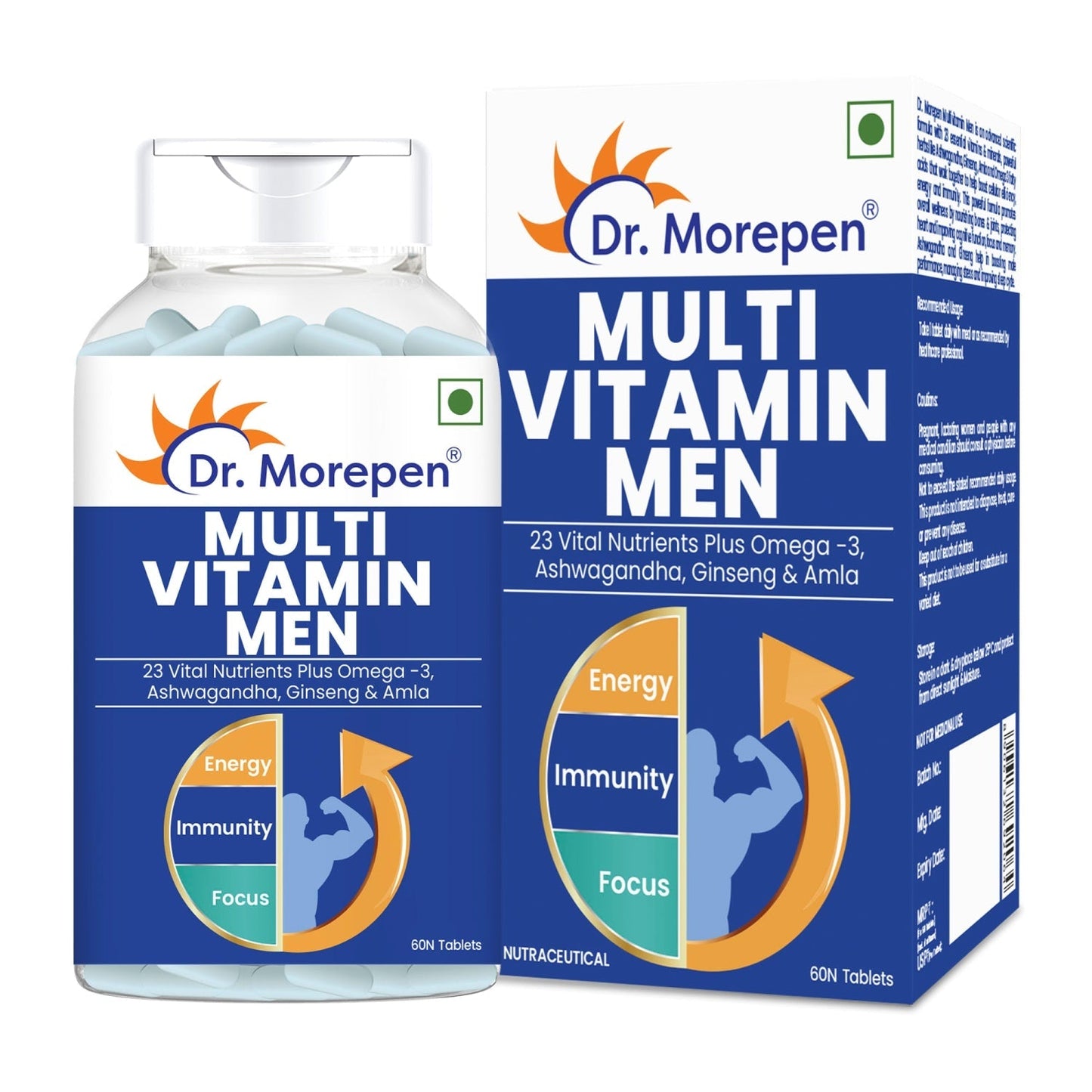 Dr Morpen Gokshura And Multivitamin Men- Improves Desire And Drive/Boost Immunity