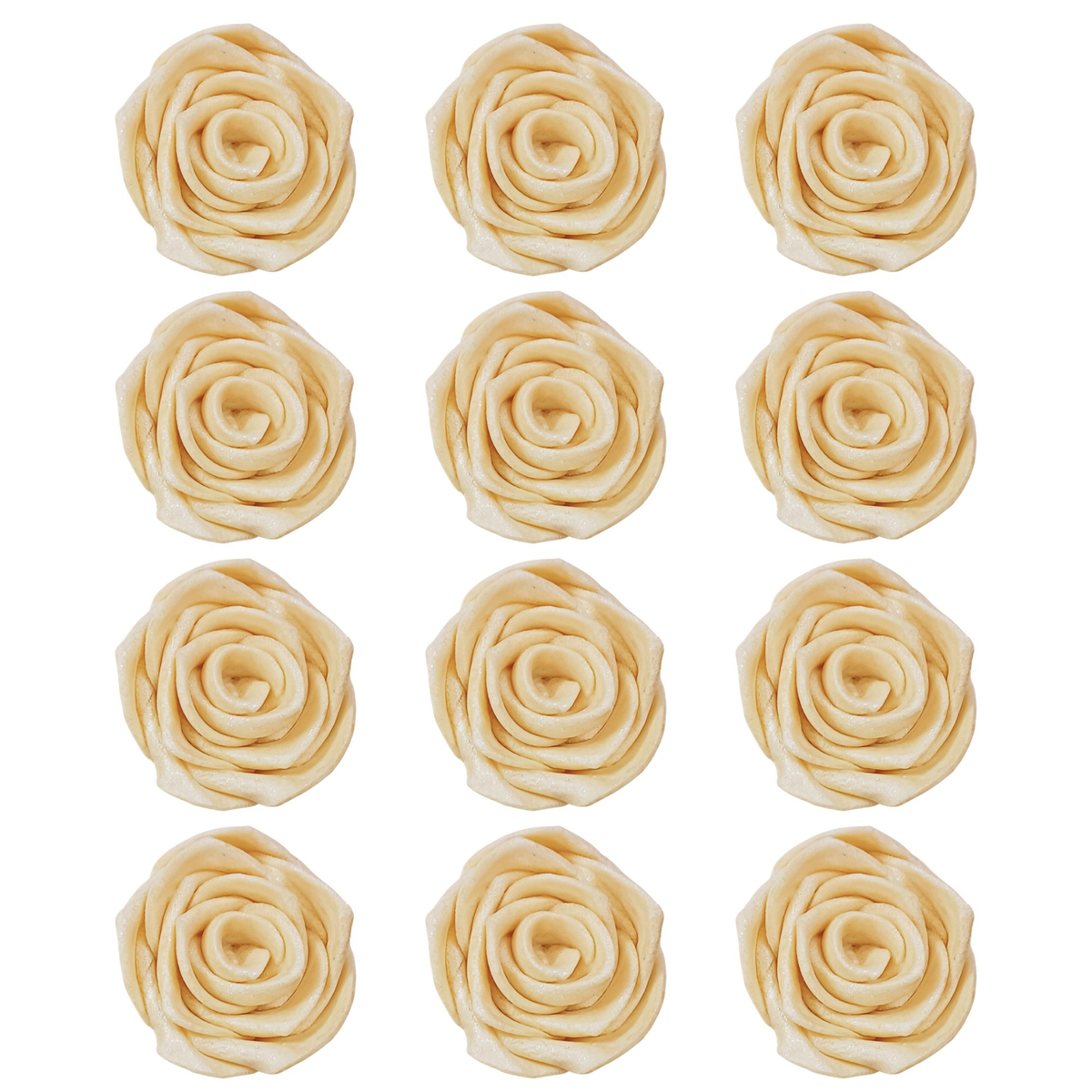 Confect Pearl | Edible Metallic Sugar Roses Topper