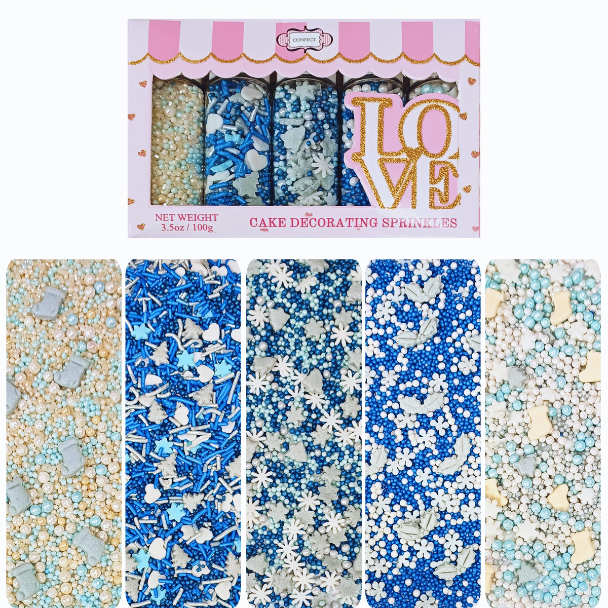 Confect Christmas Sprinkles CH Multipack 28