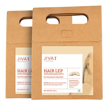 Jiva Ayurveda Hair Lep With Multani Mitti