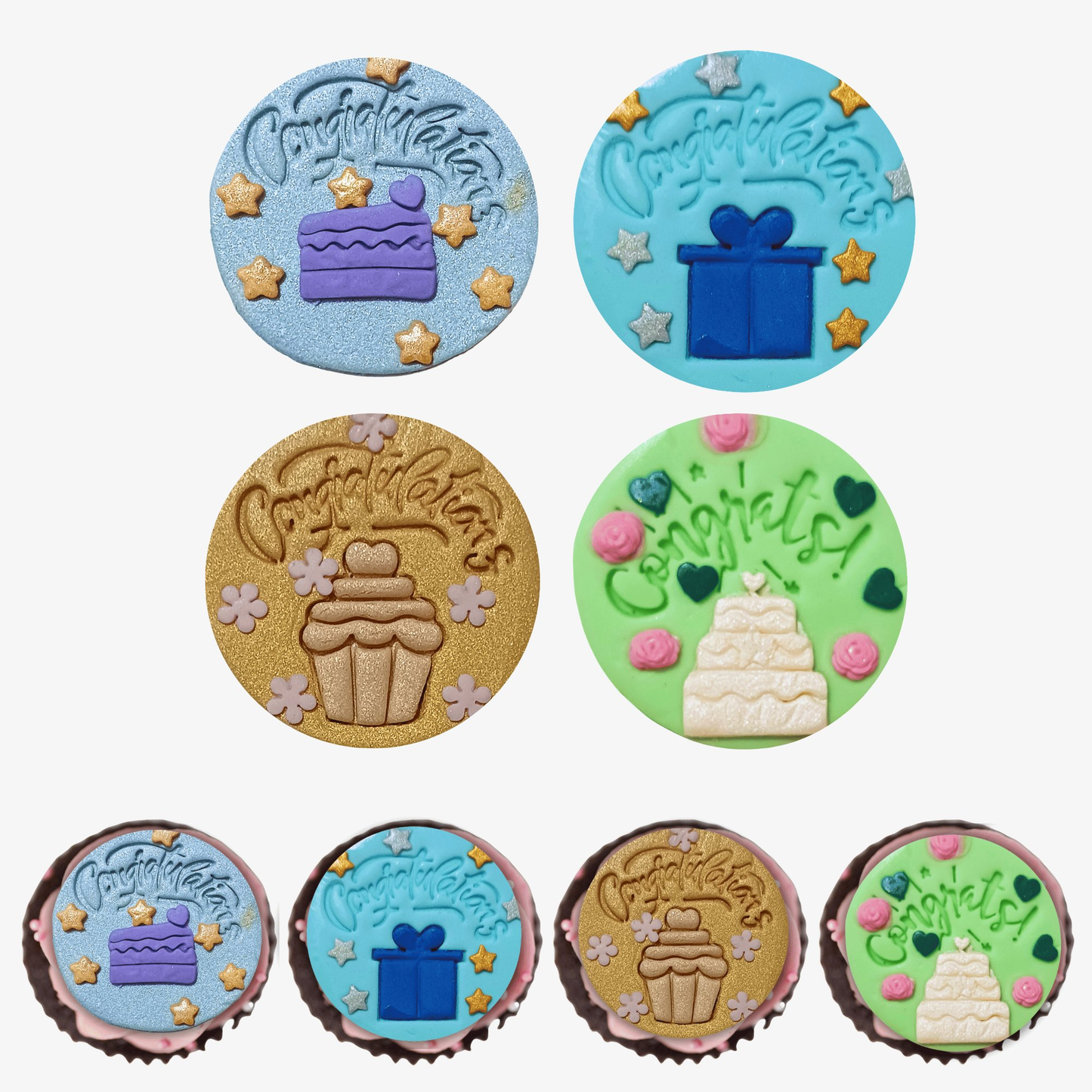 Confect Congrats & Congratulations | Edible Celebration Topper