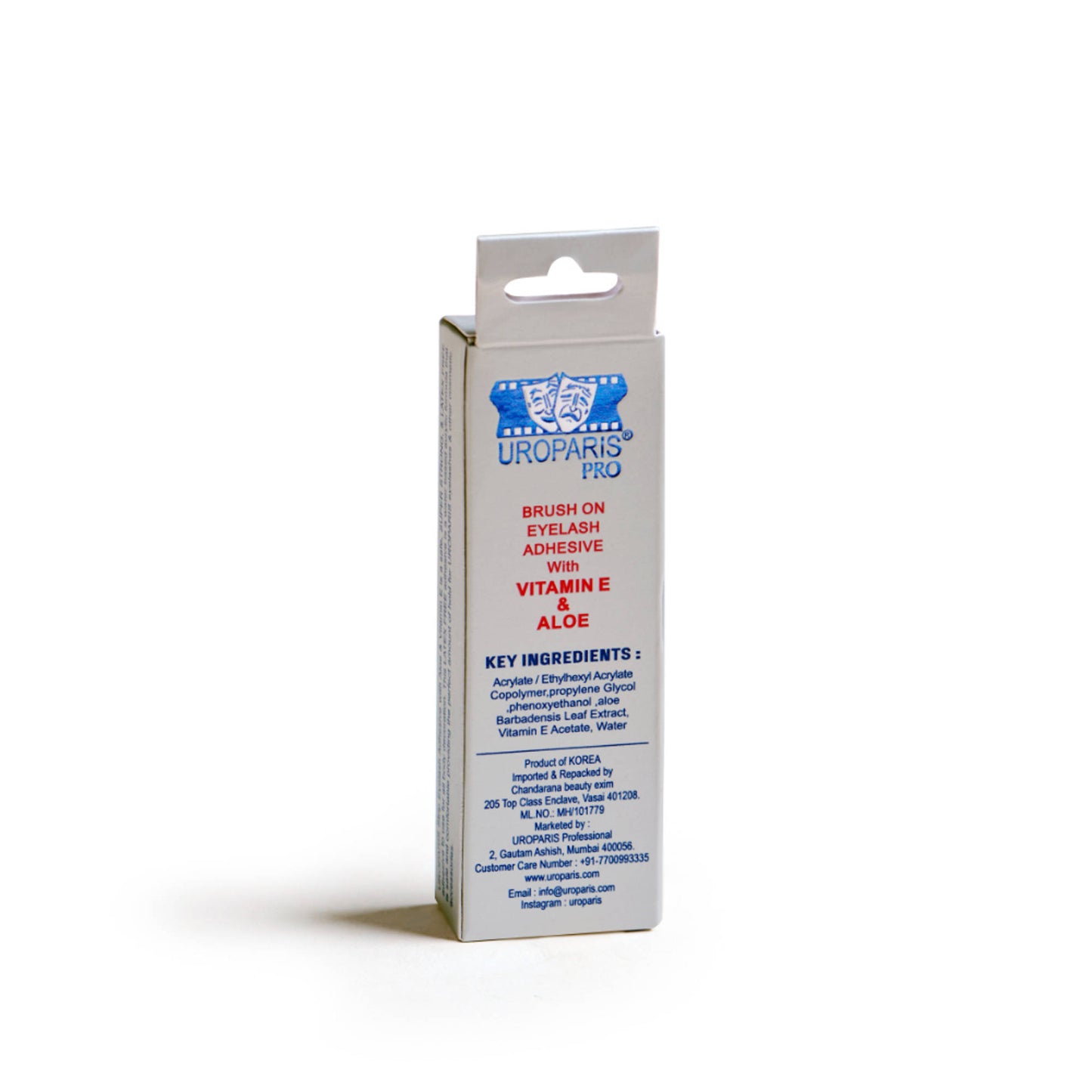 Uroparis Pro Eyelash Adhesive Vitamin E & Aloe - Dark