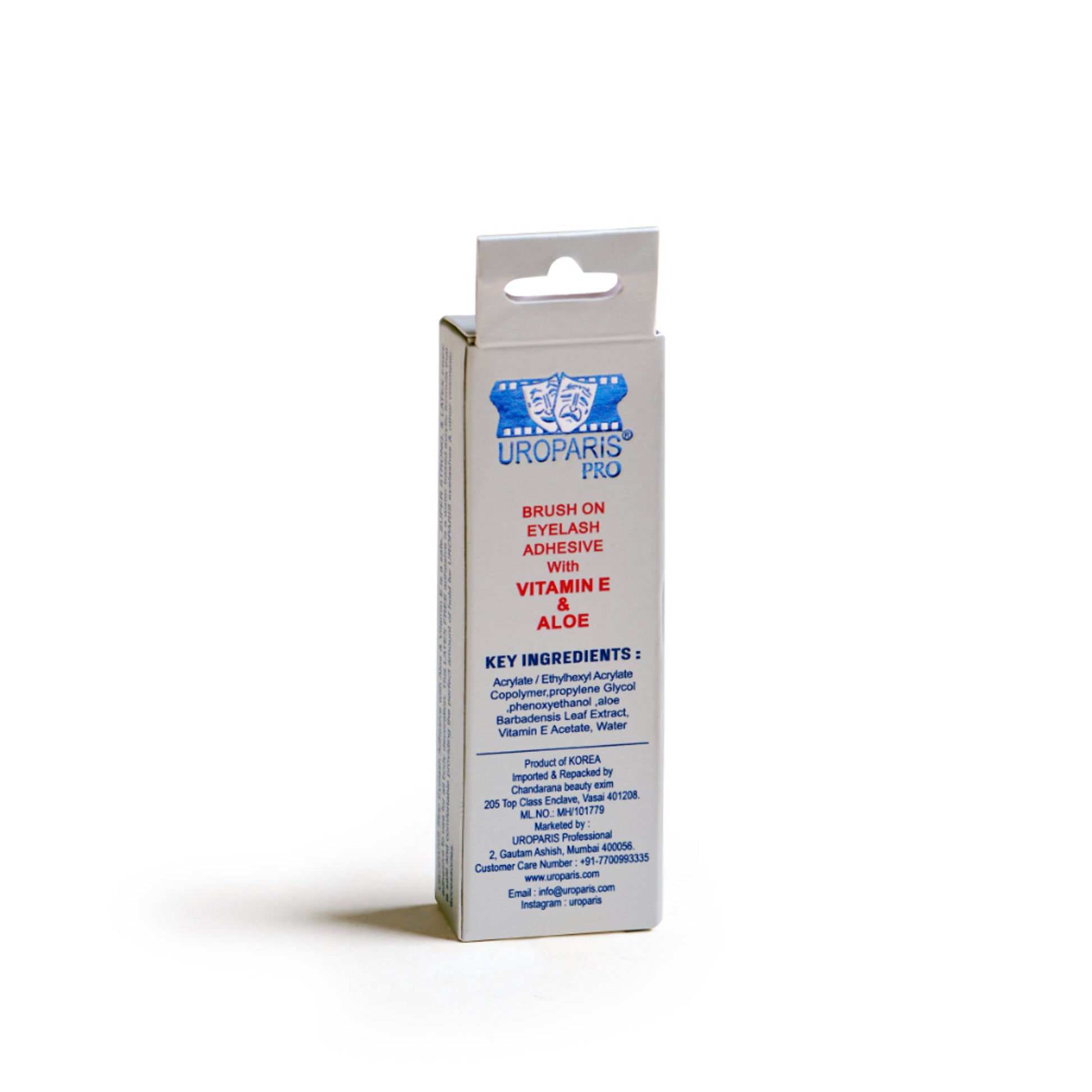 Uroparis Pro Eyelash Adhesive Vitamin E & Aloe - Dark