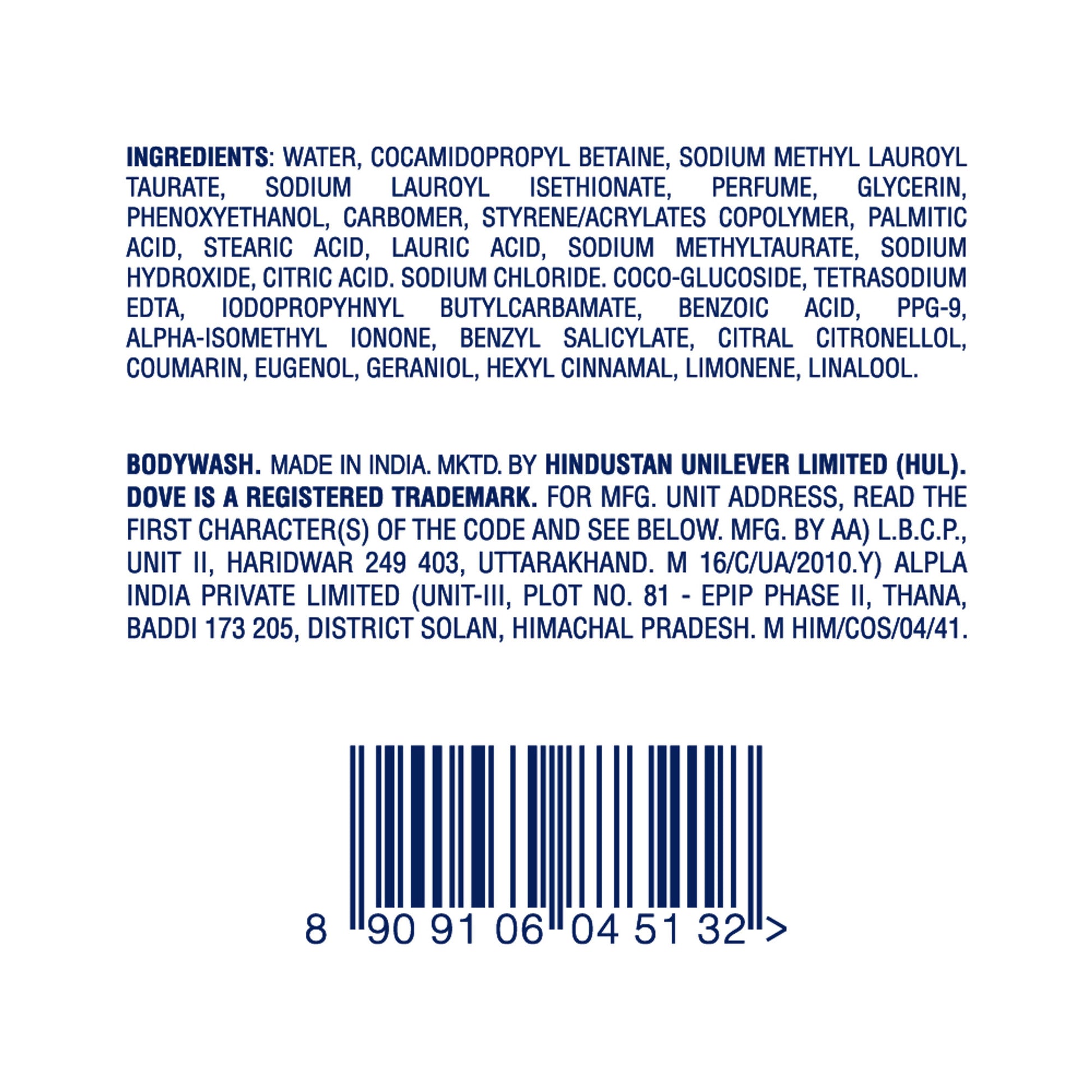 Dove Refreshing Body Wash