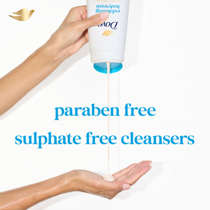 Dove Gentle Exfoliating Beads Body Wash For Softer Smoother Skin
