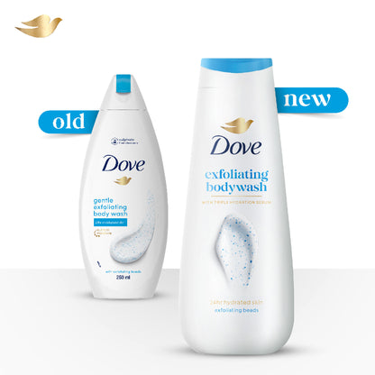 Dove Gentle Exfoliating Beads Body Wash For Softer Smoother Skin