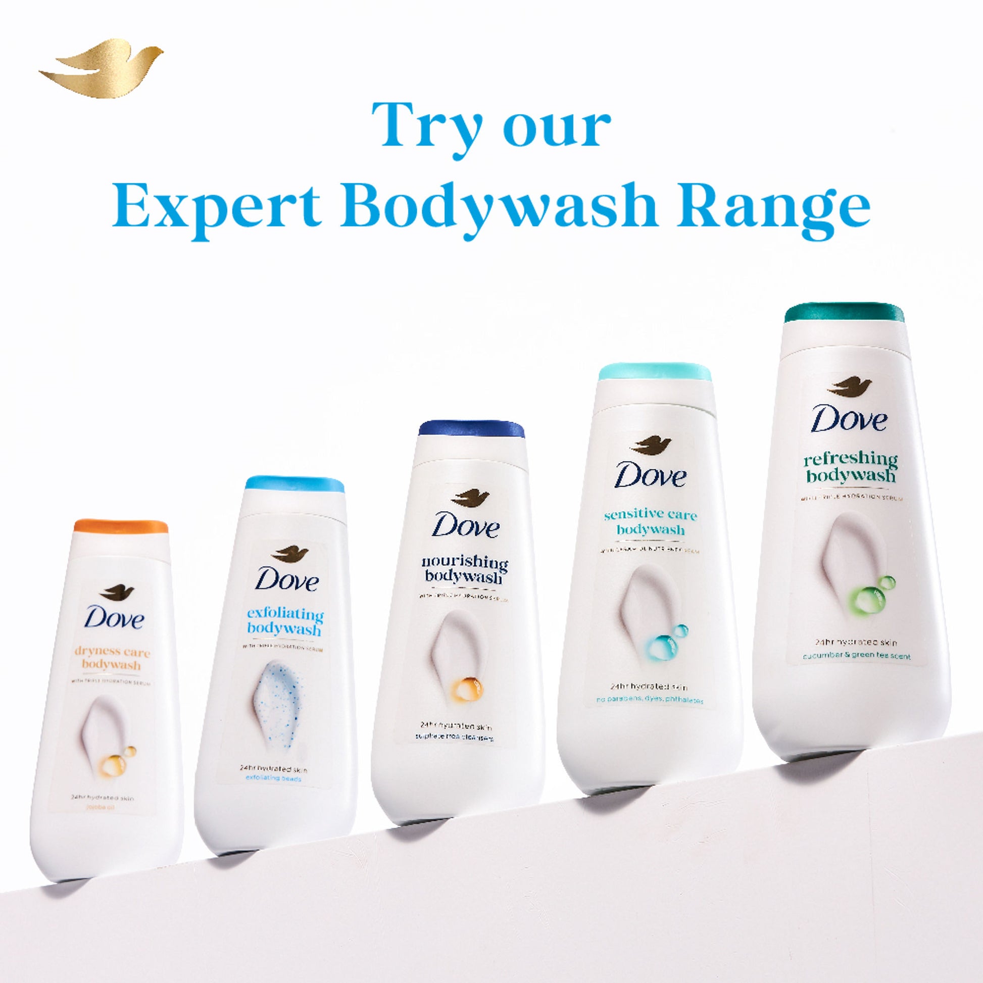 Dove Gentle Exfoliating Beads Body Wash For Softer Smoother Skin