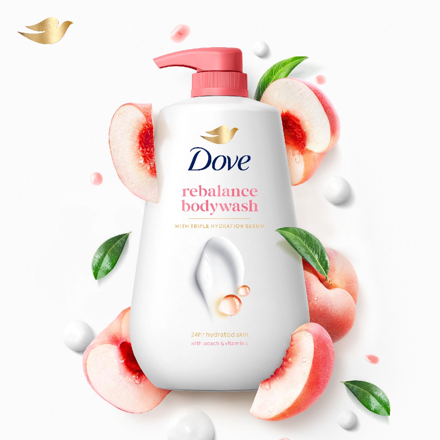 Dove Revitalizing Body Wash With Scented Peach And Vitamin C