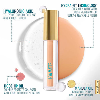 Lakme 9 To 5 Hya Matte Liquid Concealer - Walnut
