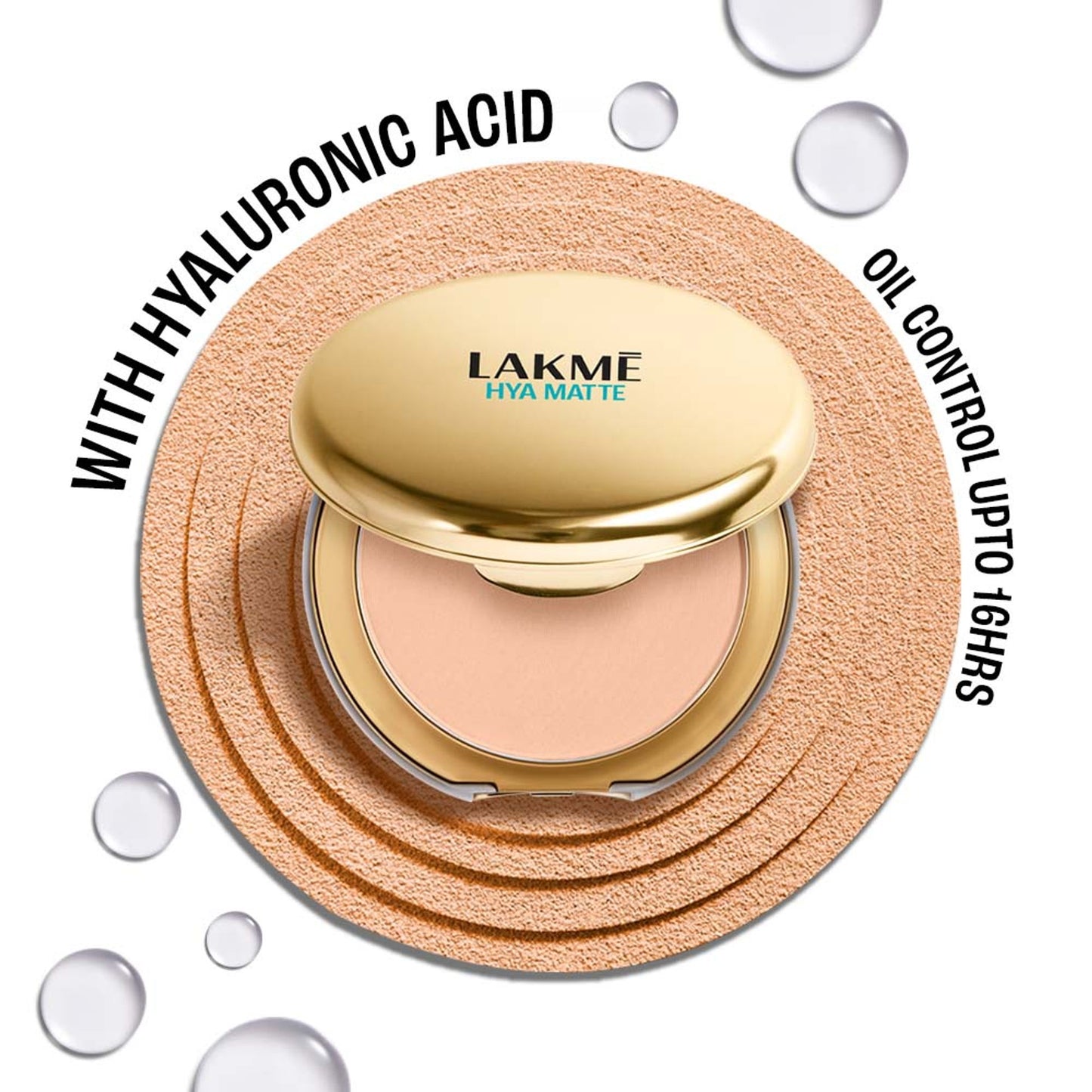 Lakme 9 To 5 Hya Matte Pressed Powder - Beige