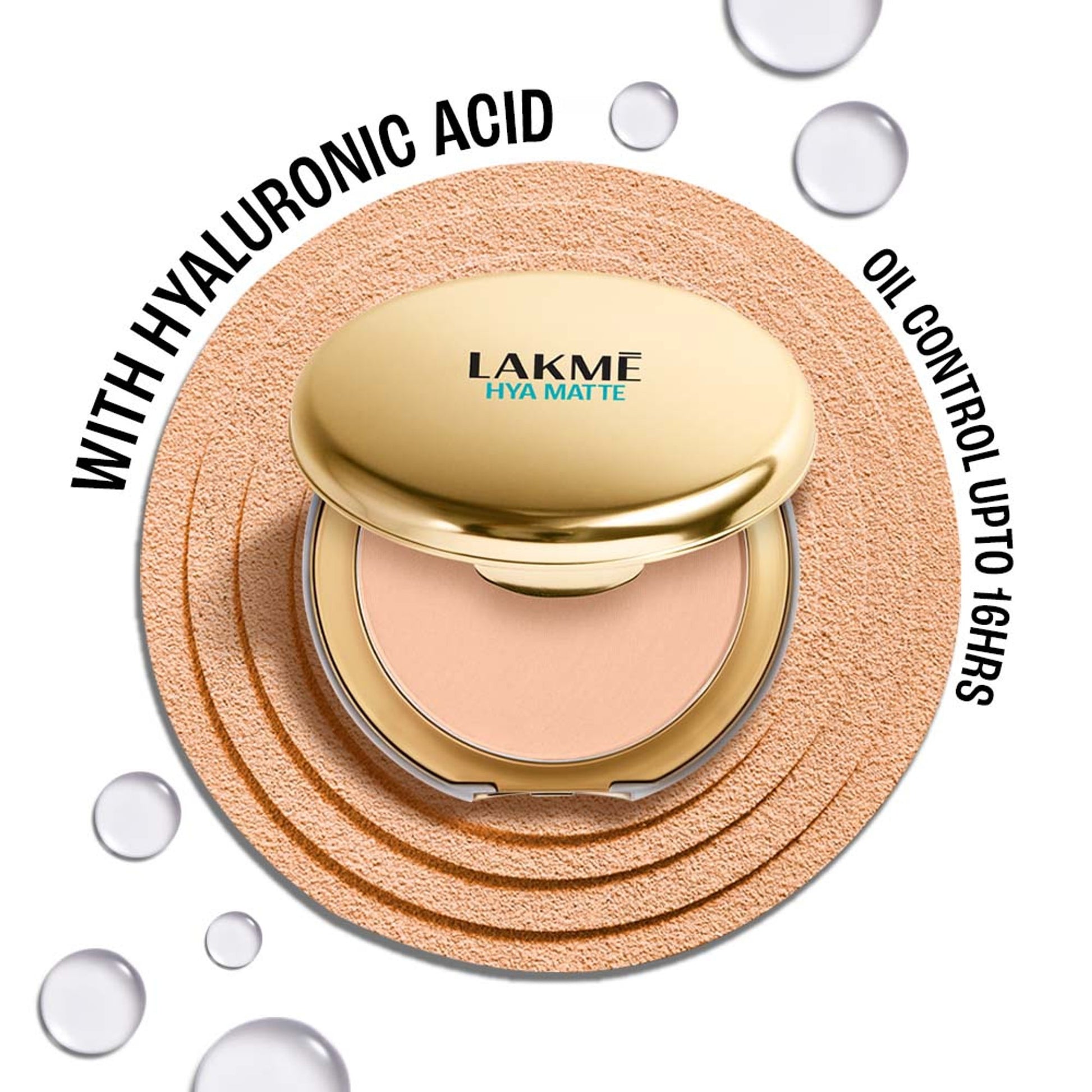 Lakme 9 To 5 Hya Matte Pressed Powder - Beige