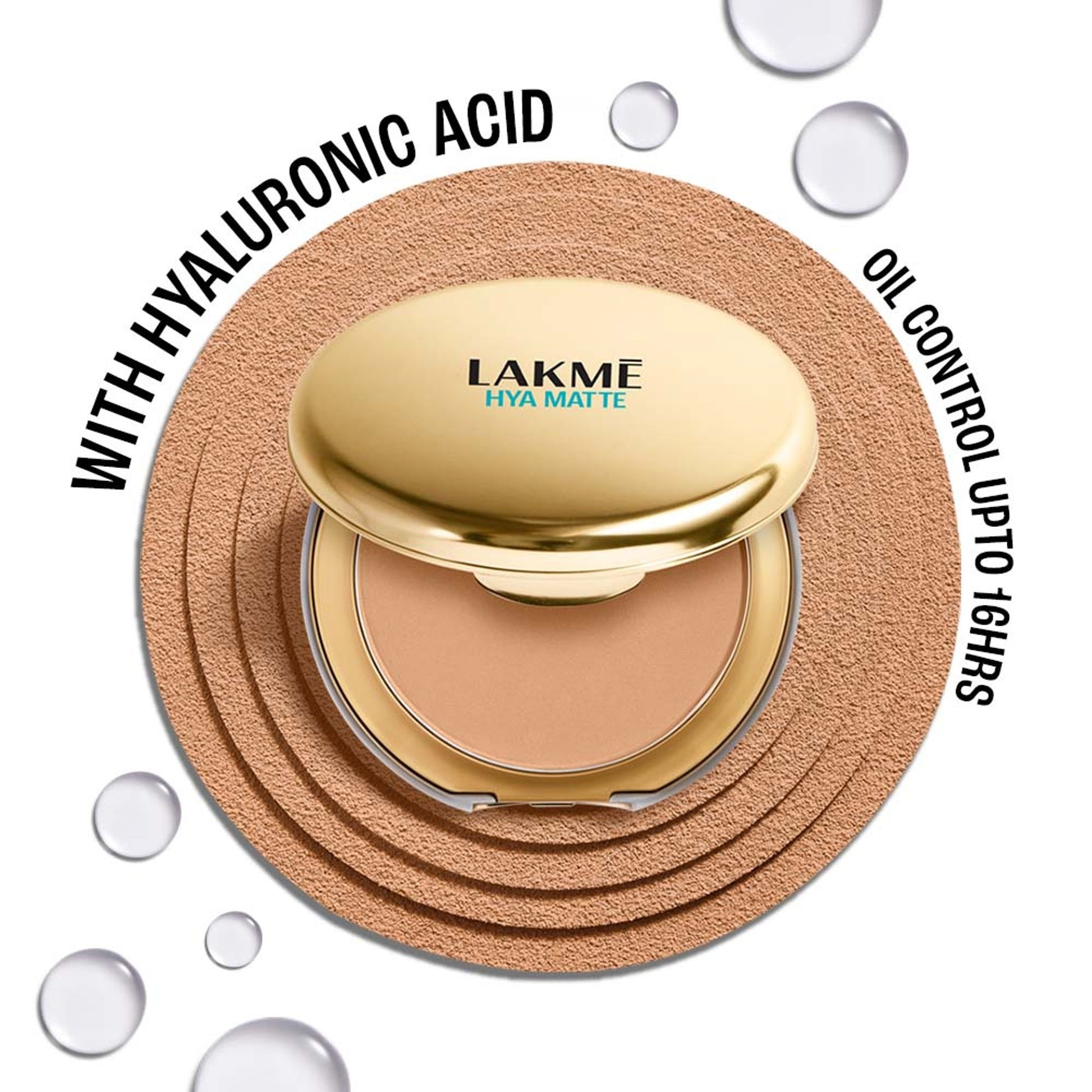 Lakme 9 To 5 Hya Matte Pressed Powder - Cinnamon