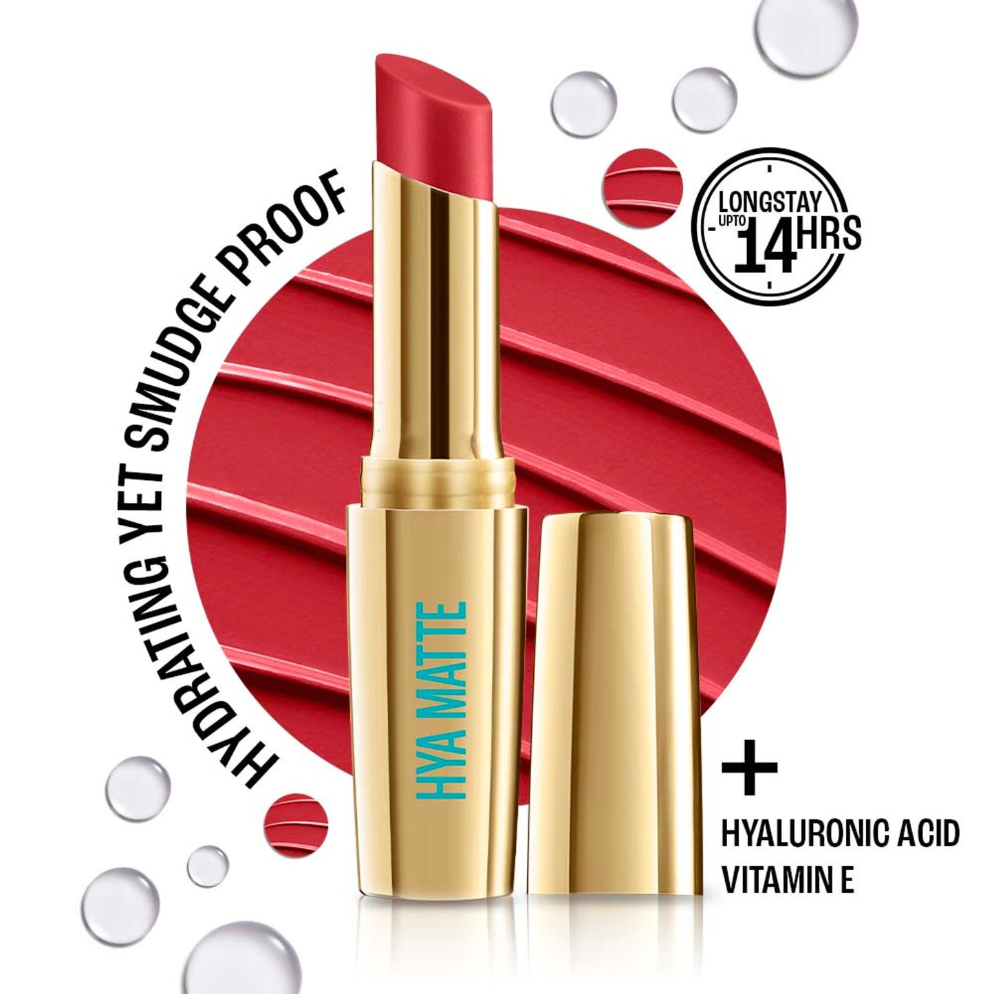 Lakme 9 To 5 Hya Matte Lipstick - Ceo Red