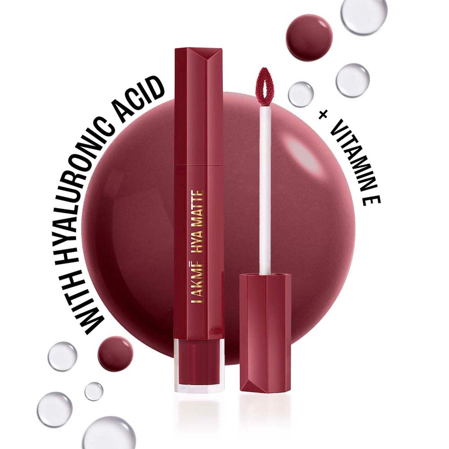 Lakme 9to5 Hya Matte Liquid Lipstick + Hyaluronic Acid - Payday Pink