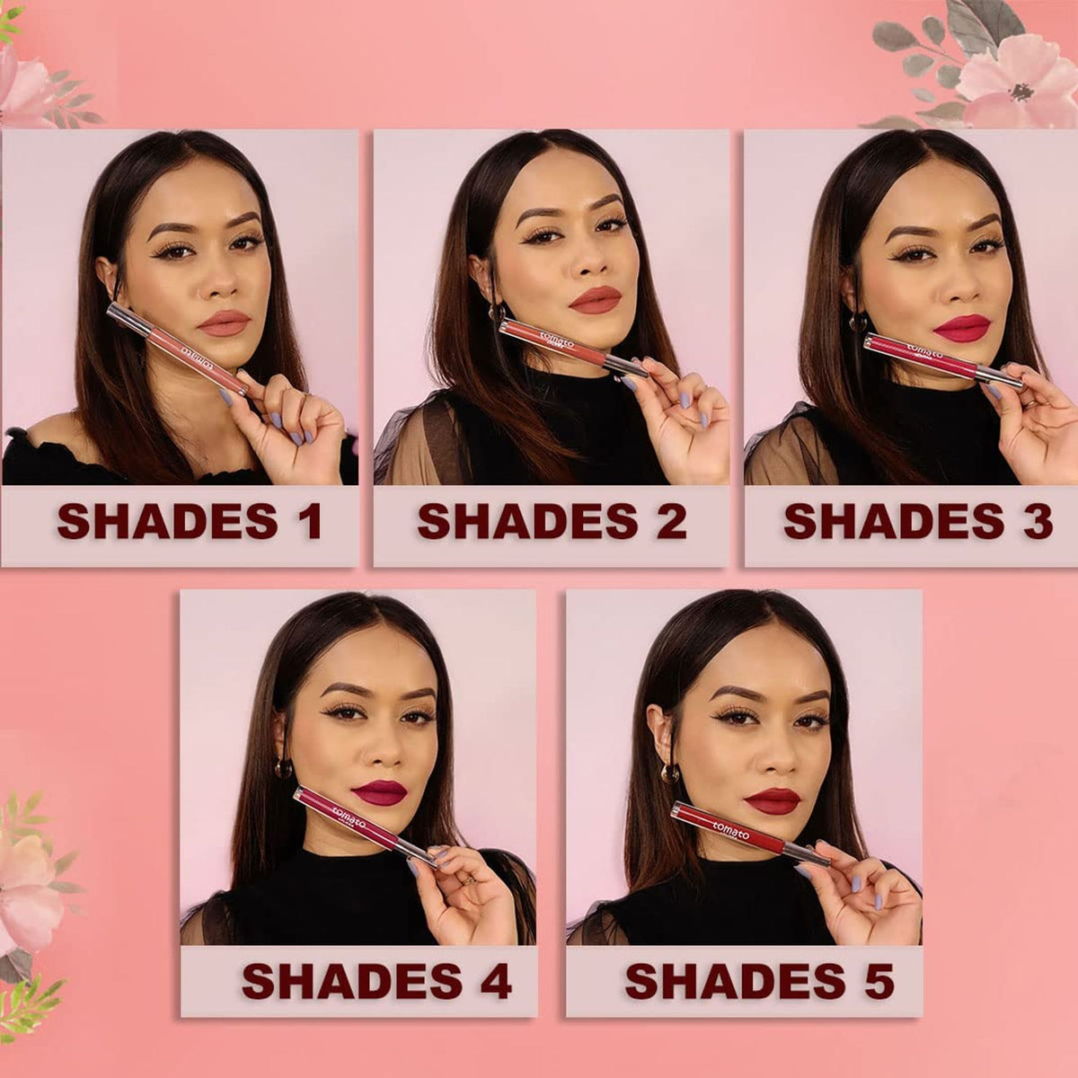 FLiCKA Flicka Tomato Liquid Lipstick in Shade 08, rich matte finish, long-lasting, intense pigment, smudgeproof liquid lipstick.