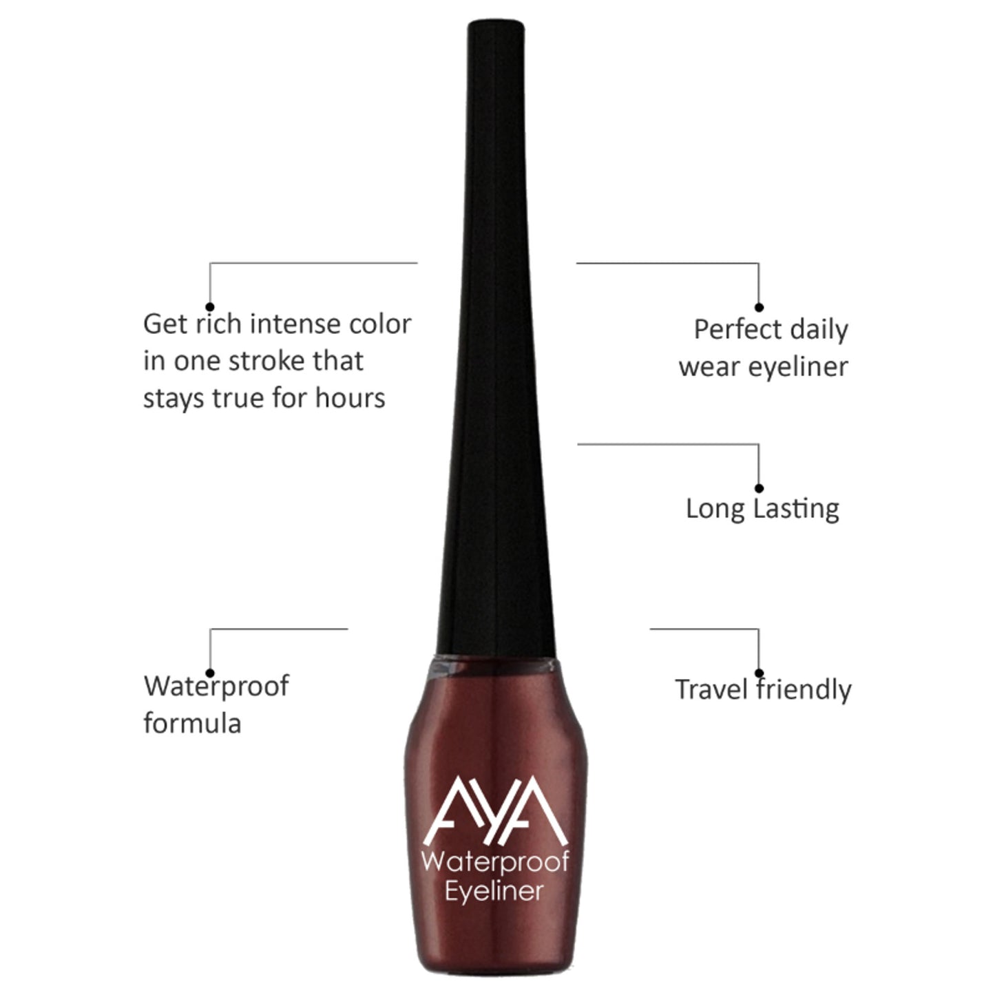 AYA Waterproof Eyeliner - Brown
