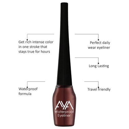AYA Waterproof Eyeliner - Brown