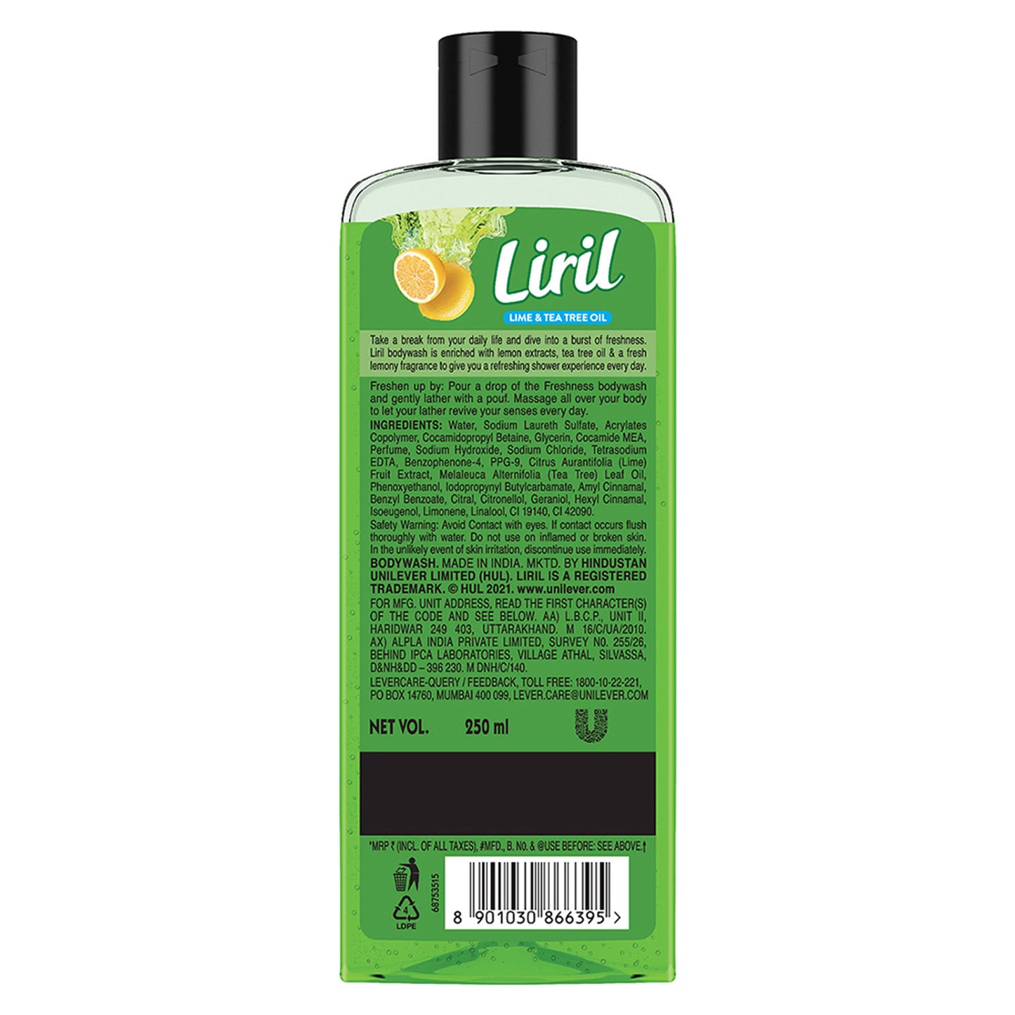 Liril Lemon And Tea Tree Oil Body Wash