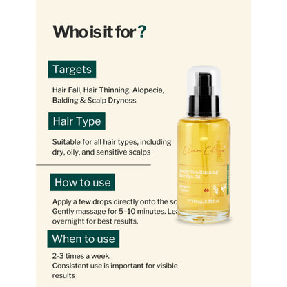 Oleum Cottage Deeply Conditioning Hair Spa Oil For Hair Fall, Alopecia & Balding